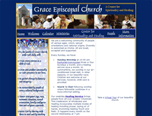 Tablet Screenshot of gracecollegehill.org